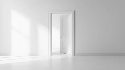 White room door frame mockup ideas décor design inspiration art display background