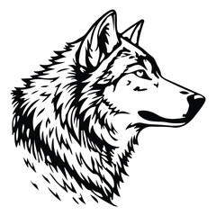 Fototapeta premium Holographic wolves howling beneath a futuristic moon with a forest backdrop illuminated by creative VFX elements