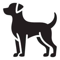 Dog Silhouette Vector Illustration Pet Animal Graphic Design