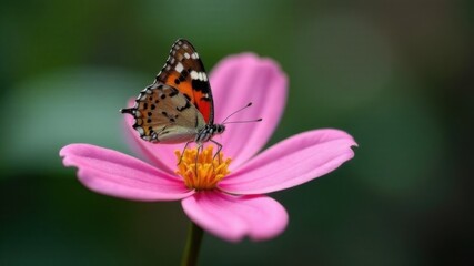 Fototapeta premium Butterfly close-up close-up