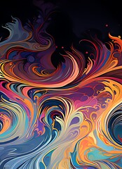 abstract fractal background