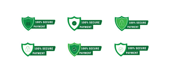 Secure Payment Badges. 100 Percent Secure Payment for Product Purchase.