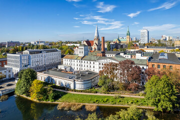 City of Lodz, Poland. View of the White Factory.