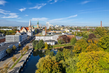 City of Lodz, Poland. View of the White Factory. © Tomasz Warszewski