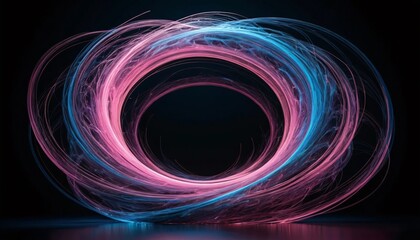 Abstract Fluidity in Pink and Blue. Dynamic Swirls of Color. Energy and Motion. A Captivating Design. Harmony and Rhythm. Artistic Expression. Vivid Abstraction. Visual Symphony. Digital Art Piece.