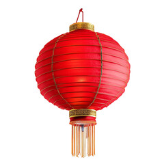 Obraz premium Red Chinese Lantern Festive Decoration Asian Culture Symbol