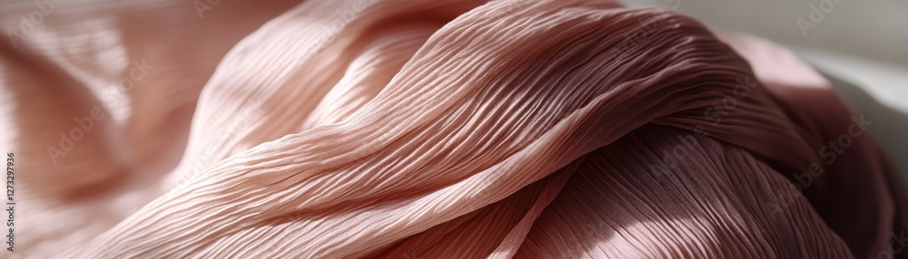 Poster draped pink fabric soft texture background