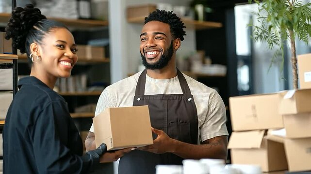 Consultant Presenting Supply Chain Efficiency Improvement Plan