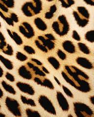 Leopard tiger skin seamless pattern texture print background