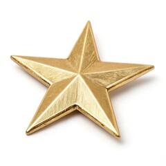 Fototapeta premium Gold Star Charm: Metal Star Pendant for Jewelry Making
