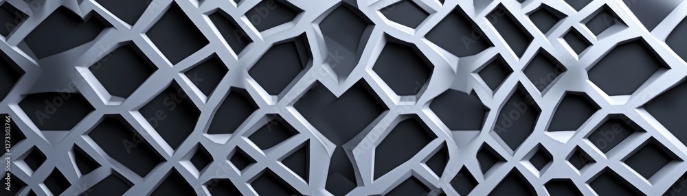Poster Abstract Gray Geometric Pattern Background Design