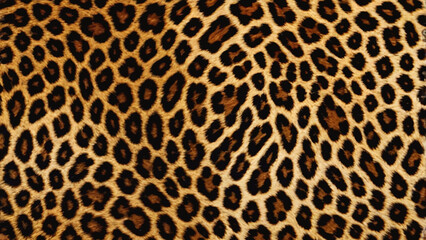 Leopard tiger skin seamless pattern texture print background