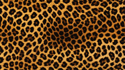 Leopard tiger skin seamless pattern texture print background