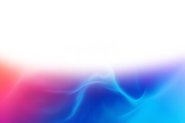 Rainbow Hollow Gradient Background on Transparent Background