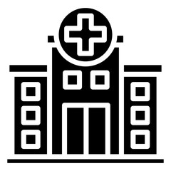 Obraz premium Hospital Icon Element For Design