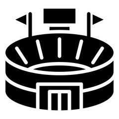 Stadium  Icon Element For Design © Olivia