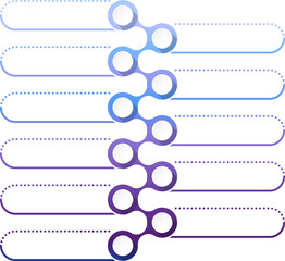 Infographic 11 options or step for presentation.