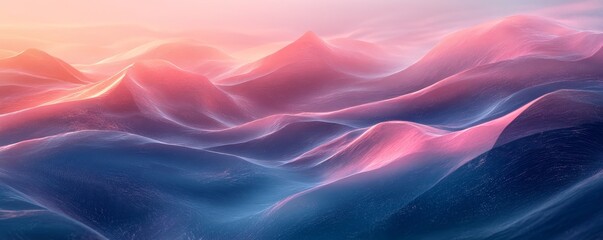 Fototapeta premium Dynamic Digital Landscape with Abstract Texture, Generative AI