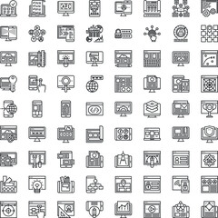 set of icons for web