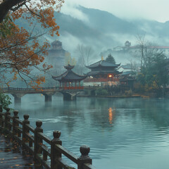 Fototapeta premium Dujiangyan Irrigation System