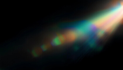 レンズフレア 光 太陽 虹 色彩 輝き 反射 屈折 ぼかし 玉ボケ 滲み 幻想的 抽象的 眩しい 暖かい キラキラ 透過 光芒 陽光