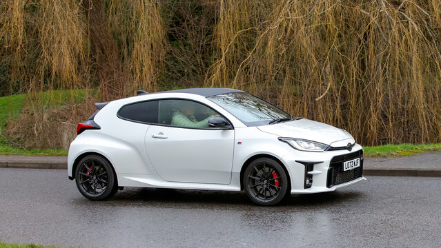 2022 white Toyota gr Yaris circuit 4wd