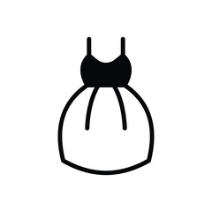 Frock vector icon