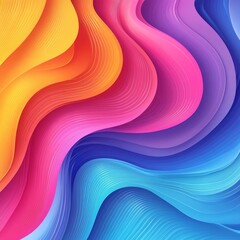 Fototapeta premium Vibrant Colorful Concept Design Background, Generative AI