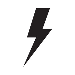 lightning icon design illustration vector template