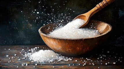 Pouring Salt Still Life
