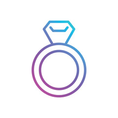 Ring vector icon