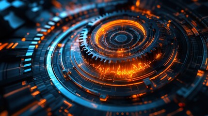 Industrial Metal Cone Radial Mechanism
