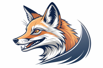 Obraz premium red fox head