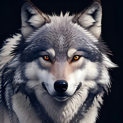 Obraz premium Gəray Wolf 