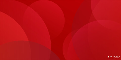 Abstract dark red geometric circle pattern gradient illustration background. 3d look and simple pattern. Cool design and luxury. Eps10 vector