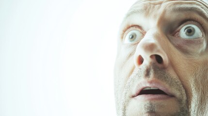 Withdrawal symptoms cause confusion. A person with a bewildered expression