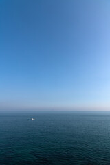 fishing boat sailing on the sea