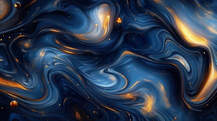 Swirling Abstract Design
