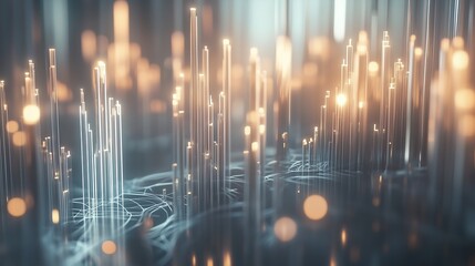 Frosted Glass Finance Graph
