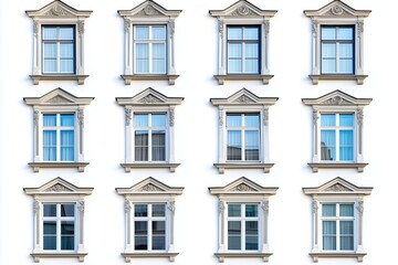 Obraz premium Building Window Set (16 Designs) 