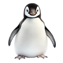 Naklejka premium picture of penguin, on a white background