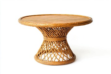 Rattan Table - Front View
