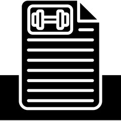 Gym Fees Invoice Icon