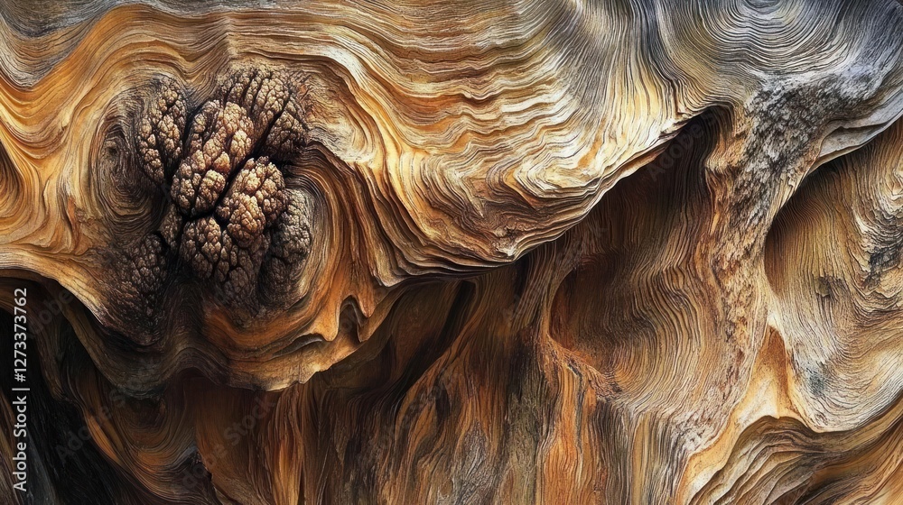 Poster abstract wood grain texture showing natural patterns