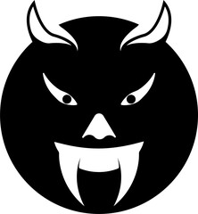 evil icon or logo isolated sign symbol vector illustration - high quality black style vector icons