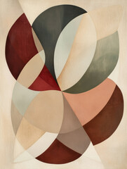 Abstract Minimalist Graphic Design Art Background