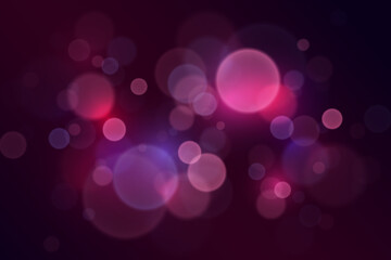 Colorful bokeh background, light effect of lights and flare. Vector EPS10