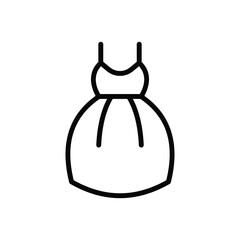 Frock vector icon