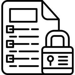 Terms and Conditions Icon Vector Element