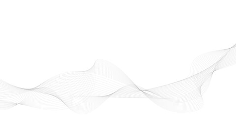 Abstract wave lines digital element for certificate design. Curved wavy lines design